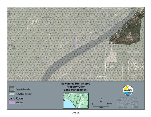 Map: Suwannee Run Shores Land Management