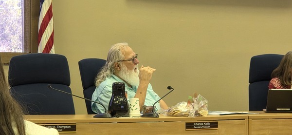 [Charles Keith, Sec. Treas. advocates reducing water withdrawals, 2025-12-09 @ SRWMD Board --jsq for WWALS]