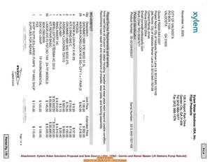 [Xylem invoice 2025-11-14, 2025-12-11 --VCC Packet]