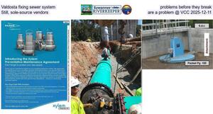 [Valdosta fixing sewer system problems before they break, Still, sole-source vendors are a problem @ VCC 2025-12-11]