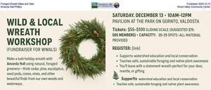 [Foraged Wreath Make and Take, Fundraiser 2025-12-13, Amanda Hall-Phillips, Wood Valley Community Center]