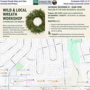 [Foraged Wreath Make and Take, Fundraiser 2025-12-13, Amanda Hall-Phillips, Wood Valley Community Center]