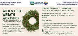 [Foraged Wreath Make and Take, Fundraiser 2025-12-13, Amanda Hall-Phillips, Wood Valley Community Center]