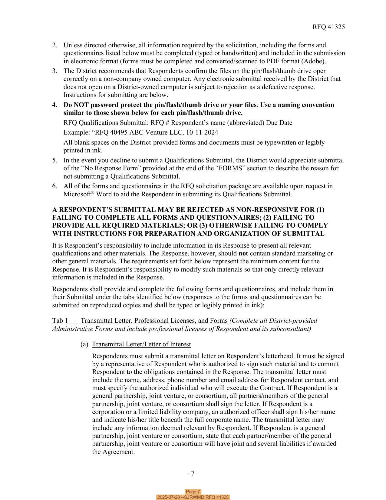 Page 7, 2025-07-28 --SJRWMD RFQ 41325