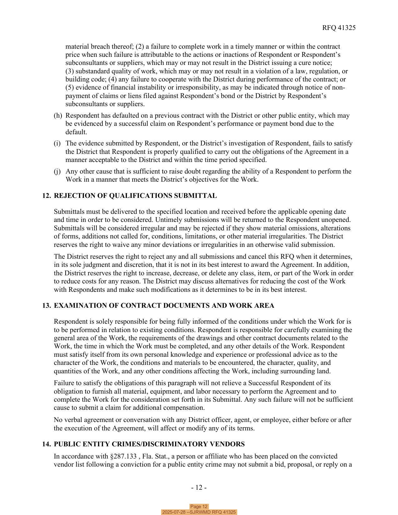 Page 12, 2025-07-28 --SJRWMD RFQ 41325