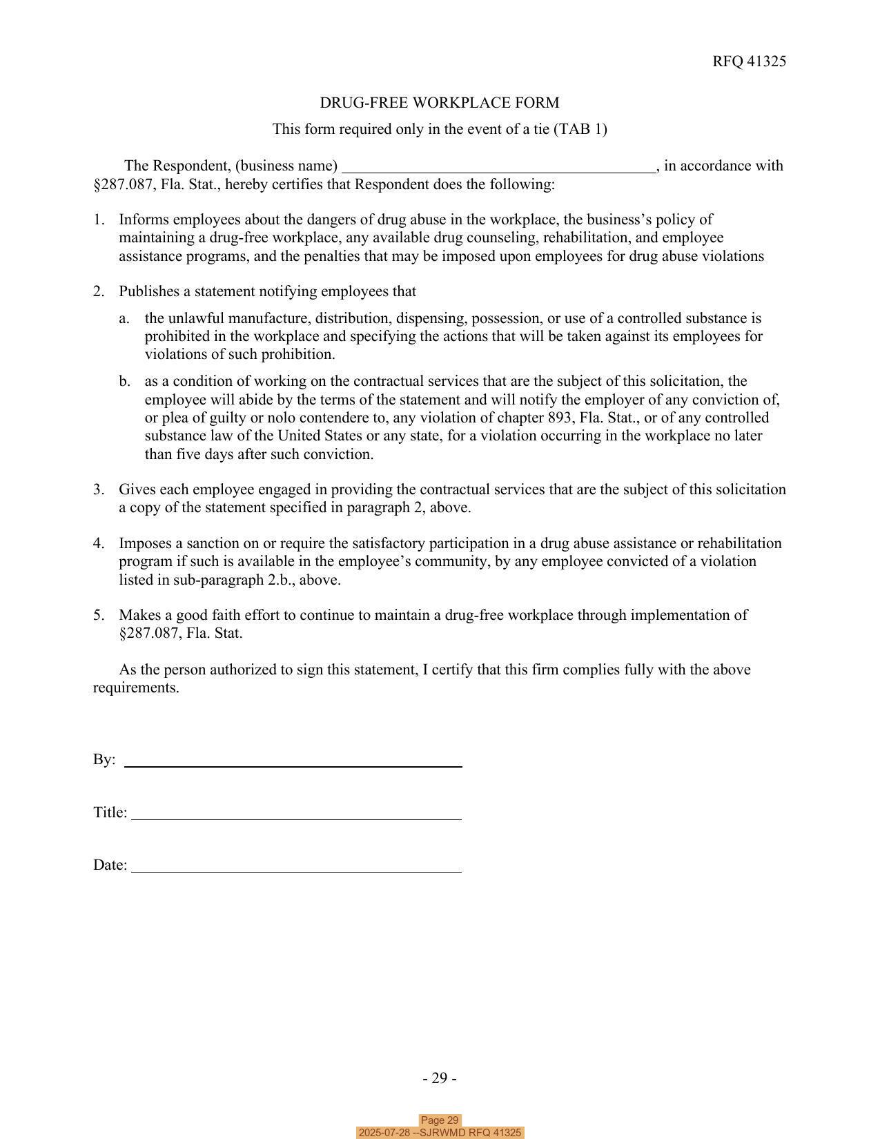 Page 29, 2025-07-28 --SJRWMD RFQ 41325