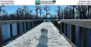 [First Day Paddle at Banks Lake, Happy New Year, January 1, 2026]