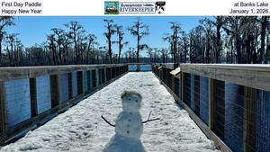 [First Day Paddle at Banks Lake, Happy New Year, January 1, 2026]