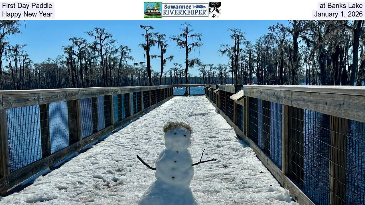 First Day Paddle at Banks Lake, Happy New Year, January 1, 2026