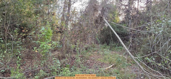 [Path over Force Main, 2026:01:09 16:54:36, 30.8302644, -83.3224017 --jsq for WWALS]