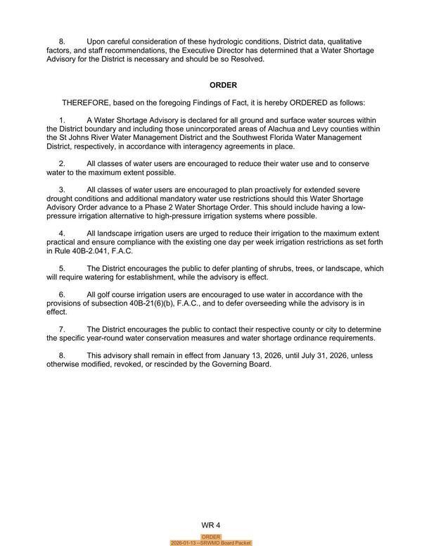 [ORDER, 2026-01-13 --SRWMD Board Packet]