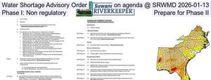 [Water Shortage Advisory Order, on agenda @ SRWMD 2026-01-13, Phase I: Non regulatory, Prepare for Phase II]