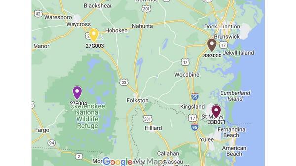 [Well location map, 2026-01-15 --Prof. Todd C. Rasmussen --jsq for WWALS]