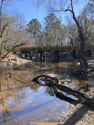 [Tyler Bridge, Franklinville, Withlacoochee River @ Frankinville Road 2026-01-22 --Cindy Vedas for WWALS]