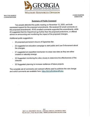 [Summary of Public Comment]