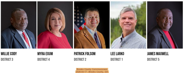 [Brooks County Commissioners, 2026-04-17 --Brooks County, GA]