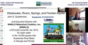 [Video: Jacksonville Wastewater into Suwannee Basin, WWALS Webinar, online by zoom 2026-02-12]