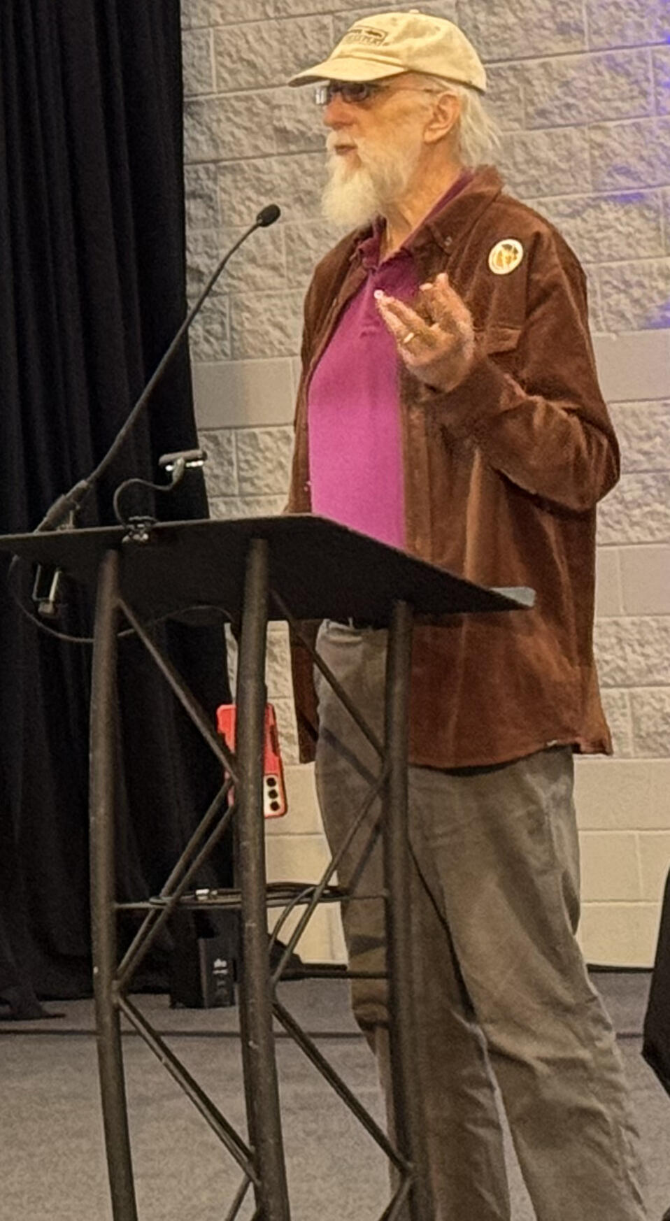 Suwannee Riverkeeper John S. Quarterman, 2025-10-15 --Unknown photographer