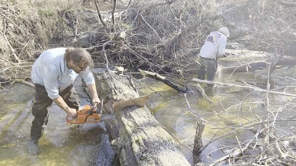 Movie: Reverse wedge to avoid clamping saw, 2026:02:14 15:13:36, 30.8638838, -83.3209138 (12M)