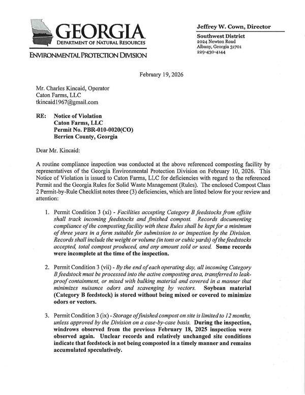 [Three deficiencies]