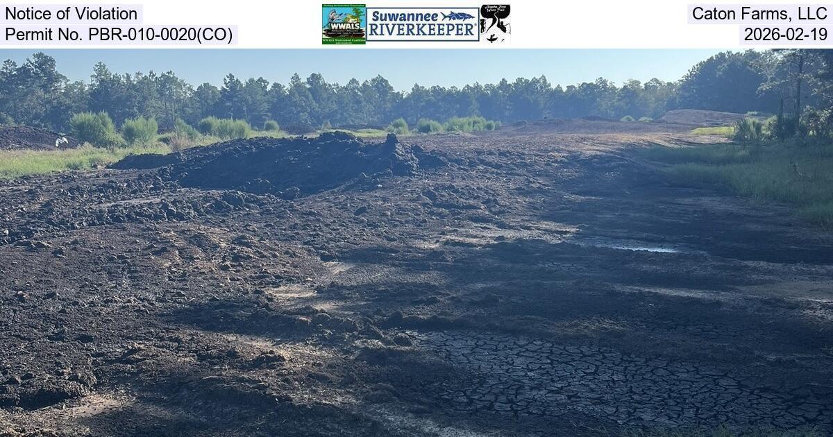 [Notice of Violation, Caton Farms, LLC, Permit No. PBR-010-0020(CO), 2026-02-19]