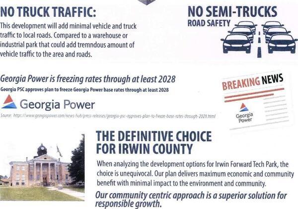 [No Truck Traffic; Georgia Power is freezing rates at least through 2028]