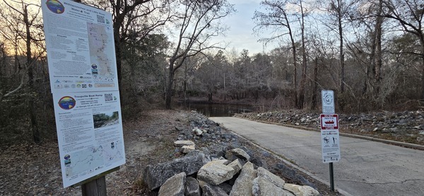 Signs, Troupville Boat Ramp, Little River @ GA 133 2026-02-19 --jsq for WWALS