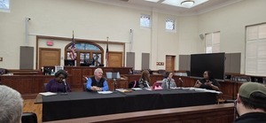 [Planning Commissioners: Arlinda Murrell, Chair Alan Smith, ? Walker, Vice Chair Tara Smith, Jessica Harris, Interim Chief Appraiser and Zoning Administrator]