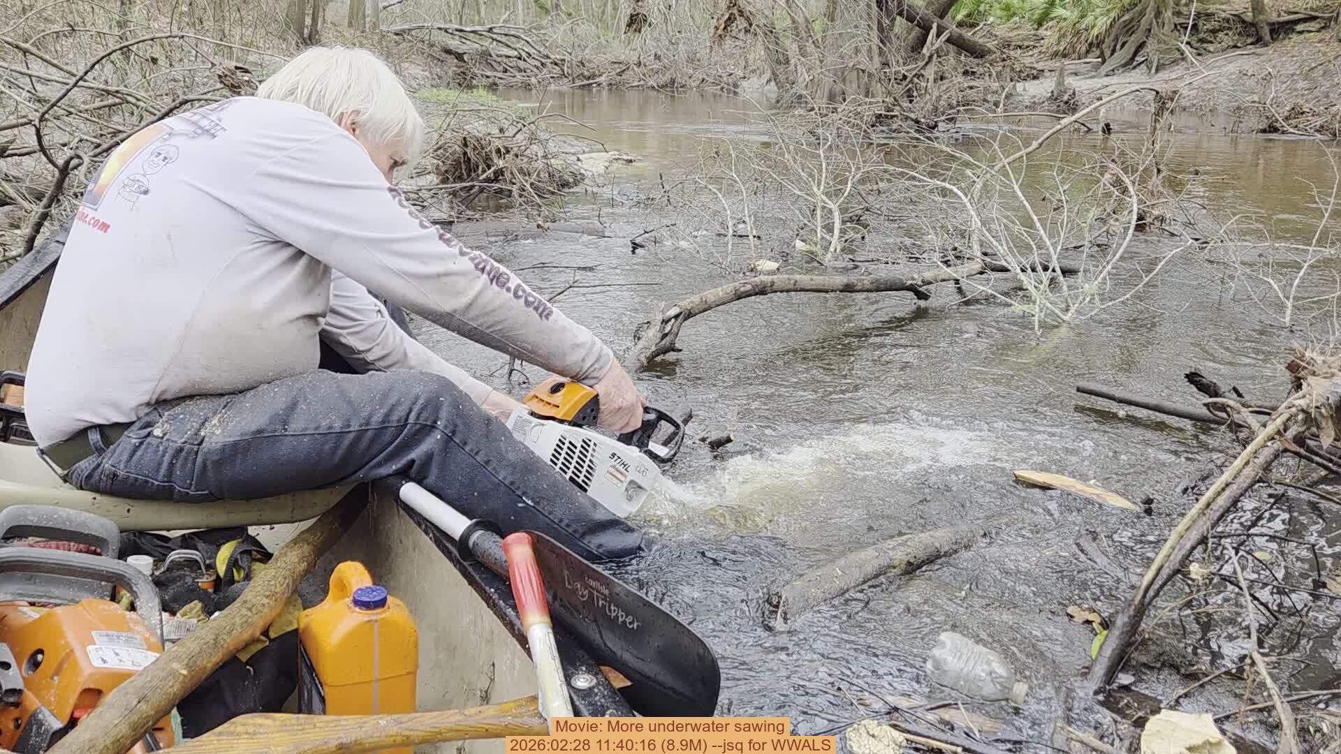 Movie: More underwater sawing, 2026:02:28 11:40:16 (8.9M) --jsq for WWALS