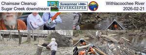 [Chainsaw Cleanup, Withlacoochee River, Sugar Creek downstream, 2026-02-21]