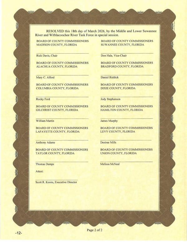 [RESOLVED this 18th day of March 2026]