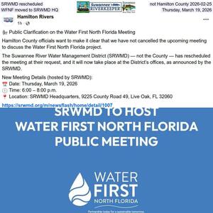 [SRWMD rescheduled, not Hamilton County 2026-02-25, WFNF moved to SRWMD HQ, Thursday, March 19, 2026]