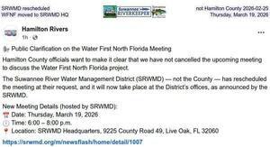[SRWMD rescheduled, not Hamilton County 2026-02-25, WFNF moved to SRWMD HQ, Thursday, March 19, 2026]