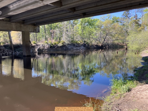 [Hagan Bridge, Withlacoochee River @ GA 122 2026-03-19 --Gretchen Quarterman for WWALS]