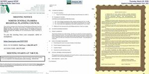 [NCFRPC against WFNF, Thursday, March 26, 2026, After its Task Force, Against treated wastewater from JAX]