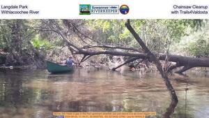 [Langdale Park Chainsaw Cleanup, Withlacoochee River, with Trails4Valdosta]