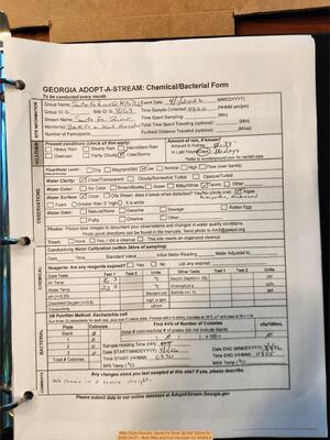 [Mills Dock Results, Santa Fe River @ NW 282nd Dr 2026-04-01 --Bob Mills and Kurt Hurzeler for WWALS]