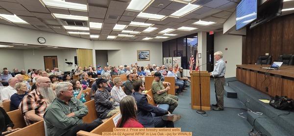 [Dennis J. Price and forestry wetland wells]