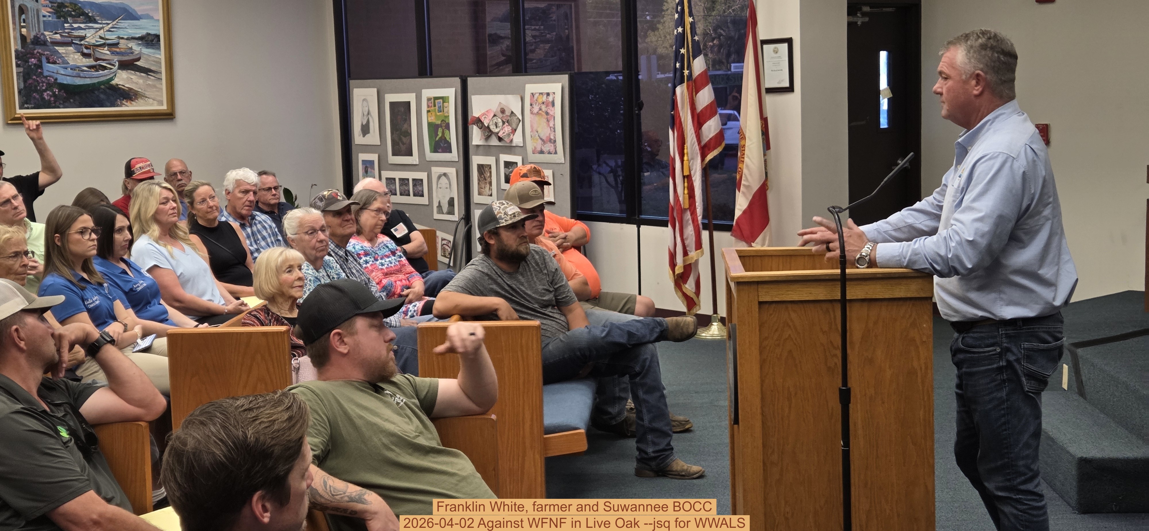 Franklin White, farmer and Suwannee BOCC