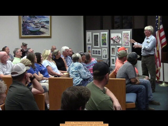 Dennis J. Price: Forestry wetlands recharge