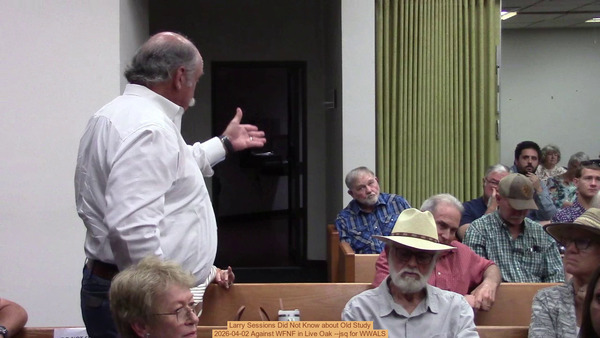 Larry Sessions Did Not Know about Old Study