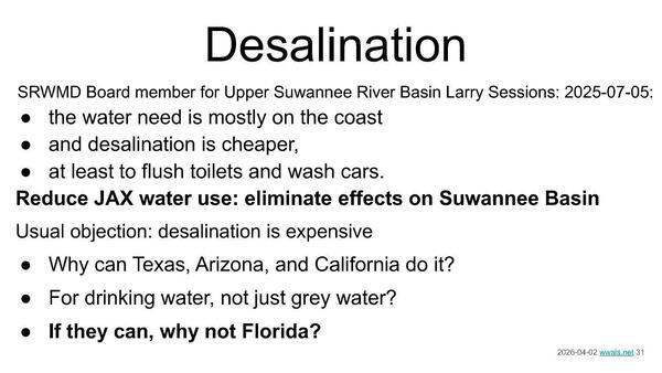 Desalination