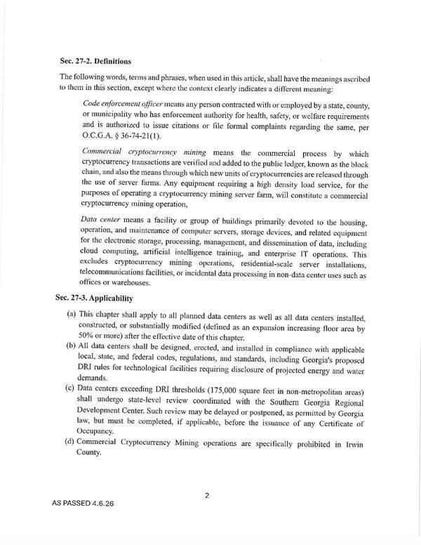 [Sec. 27-2. Definitions and Sec. 27-3. Applicability]