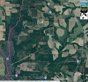 [Map: Pinetta Road, Datacenter location 2026-04-11 --ARWT]