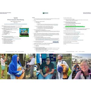 [Agenda: WWALS Quarterly Board Meeting, By zoom, 6-8 PM, 2026-01-11, Advocacy, outings, events, Board, Staff, and Committees]