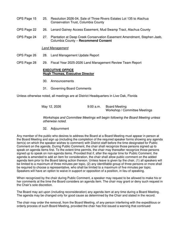 [Any member of the public who desires to address the Board at a Board Meeting must....]