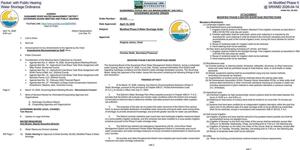 [Packet: with Public Hearing on Modified Phase II Water Shortage Ordinance @ SRWMD 2026-04-14]