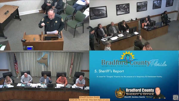 [Sheriff Gordon Smith 3:47:52: This item falls on you.]