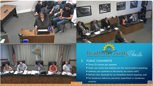 [Jyoti Parmar 2:18:28: Many of the members here, who have been called outsiders and been told that we don't really have any standing to speak to this ICE facility, we are your neighbors, we are your friends, we work with you, we serve you, and we live around you. Your decisions impact us and what we do impacts you. mark-spranger.html Mark Spranger 2:21:58: Leasing to the Sheriff severely undermines the Commission's credibility.]