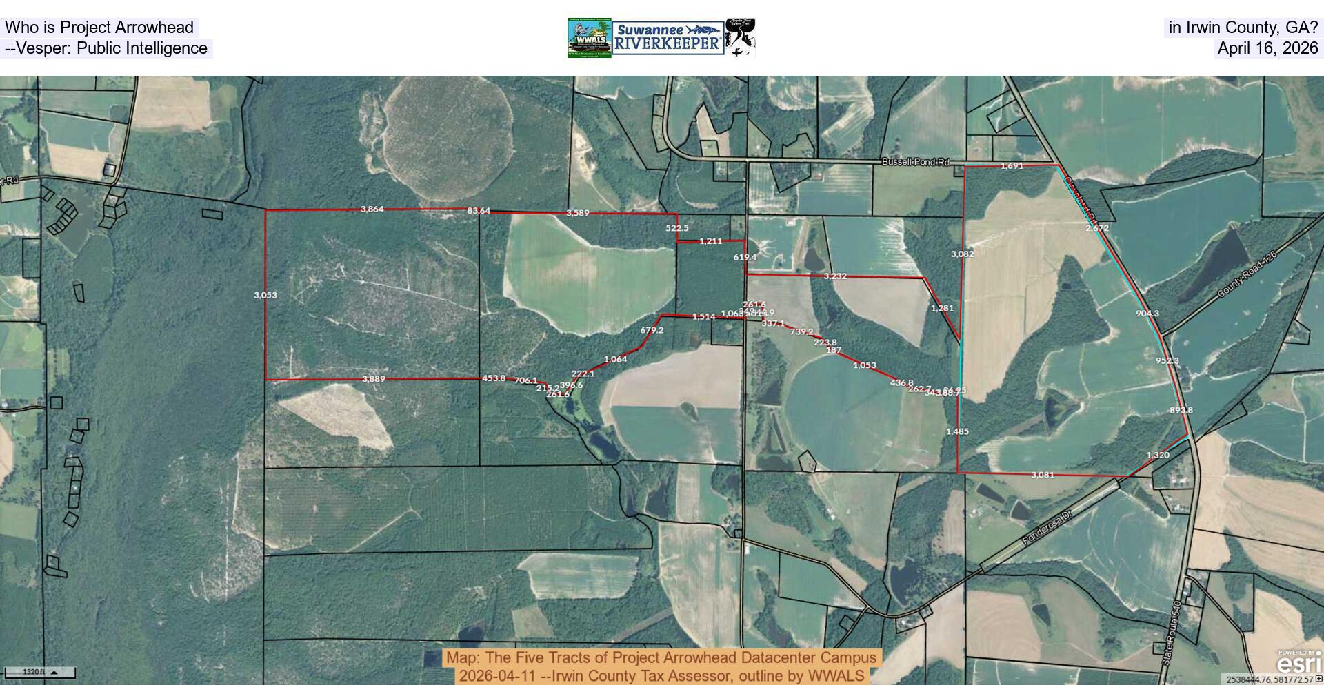 Who is Project Arrowhead in Irwin County, GA? --Vesper: Public Intelligence, April 16, 2026